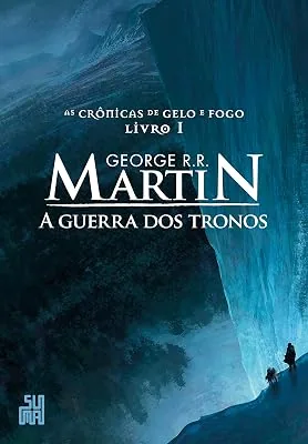 Capa do livro A Guerra dos Tronos, de George R. R. Martin