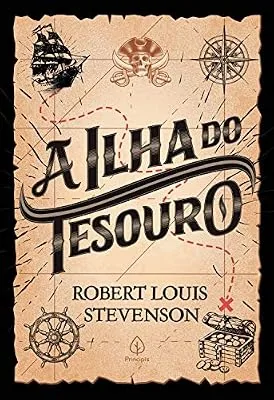 Capa do livro A Ilha do Tesouro, de Robert Louis Stevenson