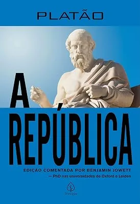 Capa do livro A República, de Platão