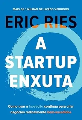 Capa do livro A Startup Enxuta, de Eric Ries