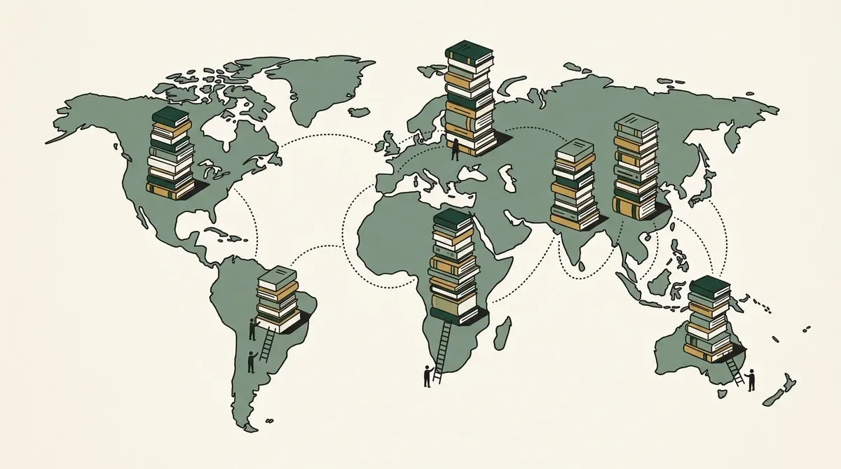 Ilustração de Os 10 Livros Mais Vendidos do Mundo de Todos os Tempos