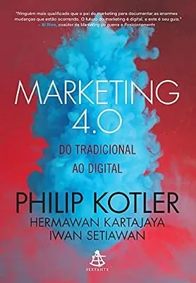 Capa do livro Marketing 4.0, de Philip Kotler