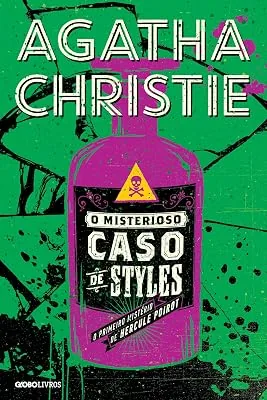 Capa do livro O Misterioso Caso de Styles, de Agatha Christie