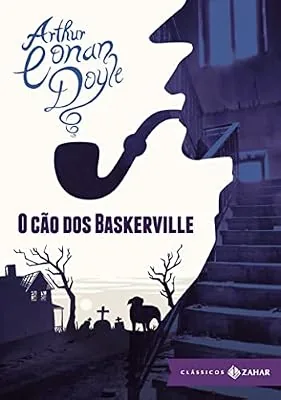 Capa do livro O Cão dos Baskerville, de Arthur Conan Doyle