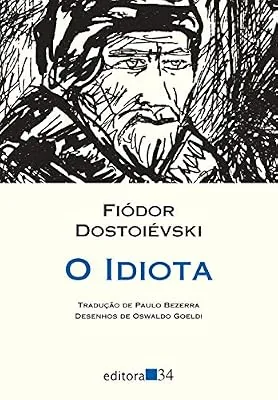 Capa do livro O Idiota, de Fiódor Dostoiévski