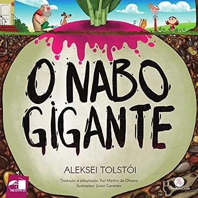 Capa do livro O Nabo Gigante, de Aleksei Tolstói e Niamh Sharkey