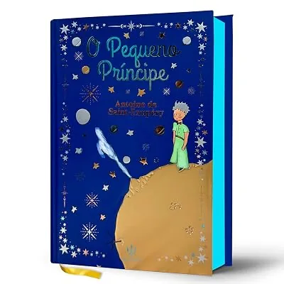Capa do livro O Pequeno Príncipe, de Antoine de Saint-Exupéry