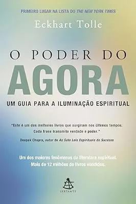 Capa do livro O Poder do Agora, de Eckhart Tolle