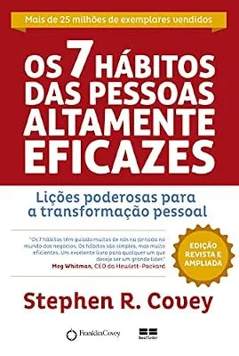 Capa do livro Os 7 Hábitos das Pessoas Altamente Eficazes, de Stephen R. Covey