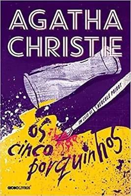 Capa do livro Os Cinco Porquinhos, de Agatha Christie