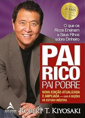 Capa do livro Pai Rico, Pai Pobre, de Robert T. Kiyosaki