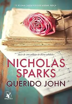 Capa do livro Querido John, de Nicholas Sparks