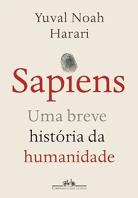 Capa do livro Sapiens: Uma Breve História da Humanidade, de Yuval Noah Harari