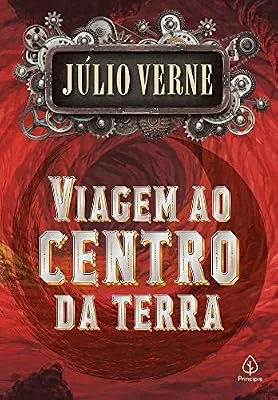 Capa do livro Viagem ao Centro da Terra, de Júlio Verne