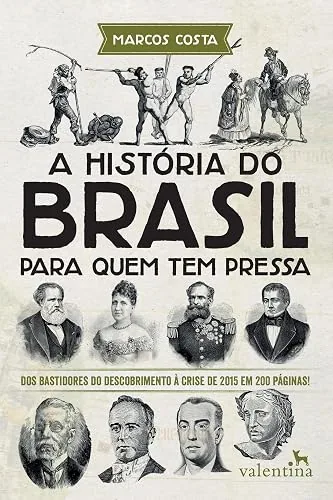 Capa do livro A História do Brasil para Quem Tem Pressa, de Marcos Costa