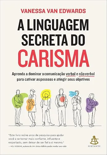 Capa do livro A Linguagem Secreta do Carisma, de Vanessa Van Edwards