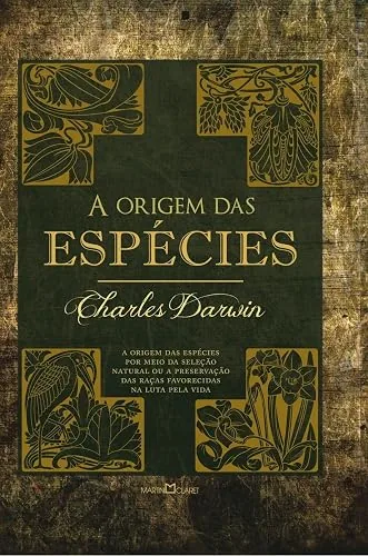 Capa do livro A Origem das Espécies, de Charles Darwin