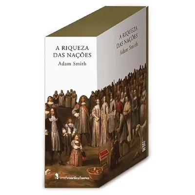 Capa do livro A Riqueza das Nações, de Adam Smith