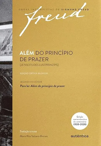Capa do livro Além do Princípio do Prazer, de Sigmund Freud