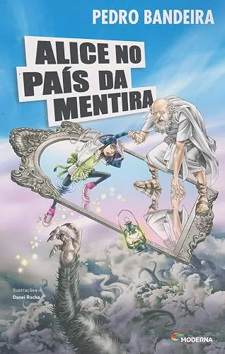Capa do livro Alice no País da Mentira, de Pedro Bandeira