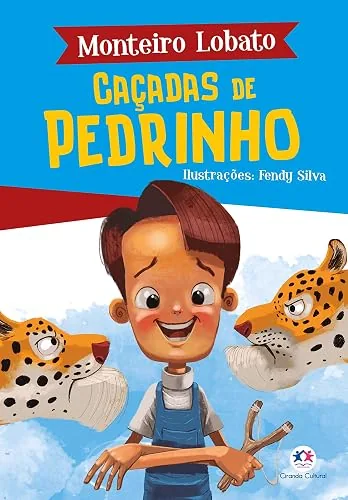 Capa do livro Caçadas de Pedrinho, de Monteiro Lobato