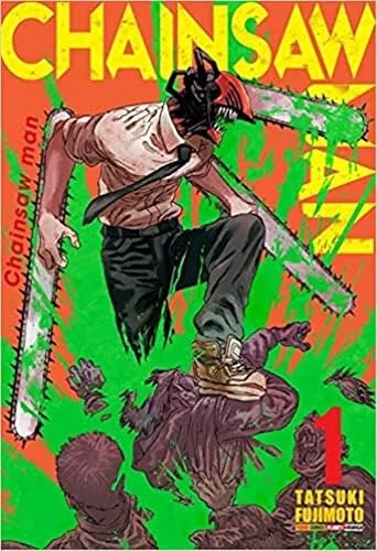 Capa do livro Chainsaw Man Vol. 1, de Tatsuki Fujimoto