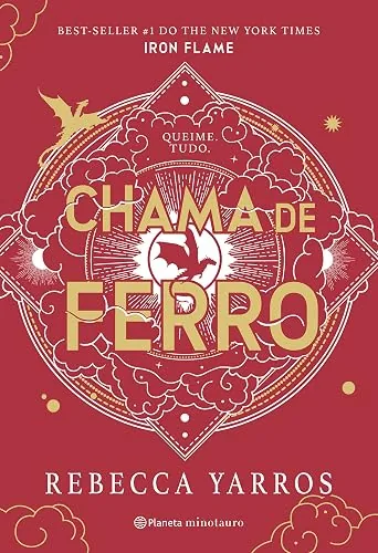 Capa do livro Chama de Ferro, de Rebecca Yarros