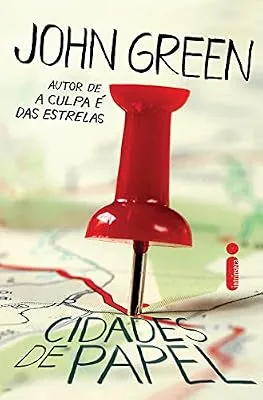 Capa do livro Cidades de Papel, de John Green