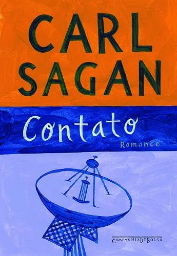 Capa do livro Contato, de Carl Sagan