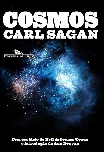 Capa do livro Cosmos, de Carl Sagan