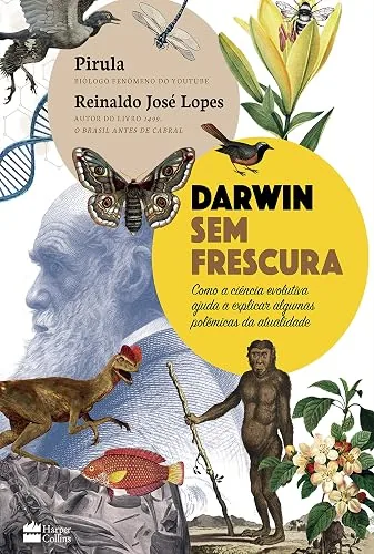 Capa do livro Darwin sem Frescura, de Reinaldo José Lopes e Pirula