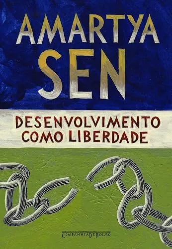 Capa do livro Desenvolvimento como Liberdade, de Amartya Sen