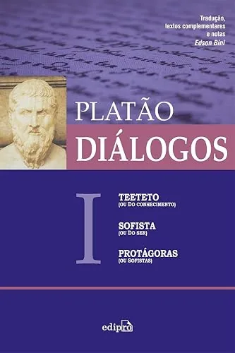 Capa do livro Diálogos I: Teeteto, Sofista, Protágoras, de Platão