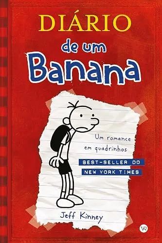 Capa do livro Diário de um Banana 1, de Jeff Kinney