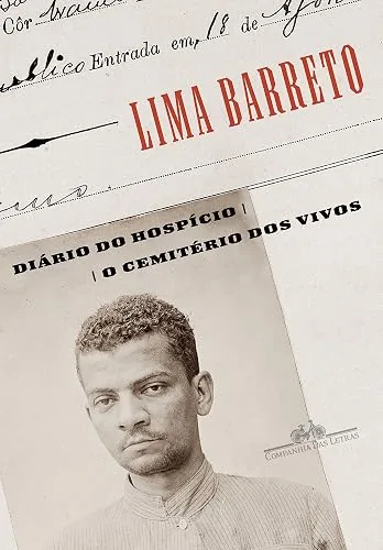 Capa do livro Diário do Hospício e O Cemitério dos Vivos, de Lima Barreto