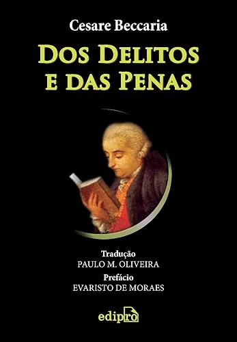 Capa do livro Dos Delitos e das Penas, de Cesare Beccaria