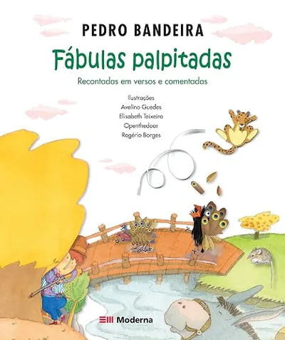 Capa do livro Fábulas Palpitadas, de Pedro Bandeira