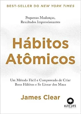 Capa do livro Hábitos Atômicos, de James Clear