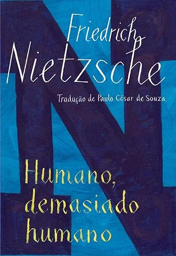 Capa do livro Humano, Demasiado Humano, de Friedrich Nietzsche
