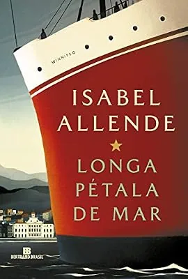 Capa do livro Longa Pétala de Mar, de Isabel Allende