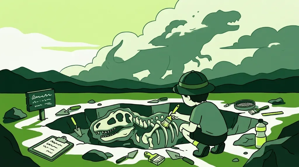 Ilustração de Os 10 Melhores Livros de Dinossauros para Crianças
