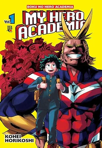 Capa do livro My Hero Academia Vol. 1, de Kohei Horikoshi