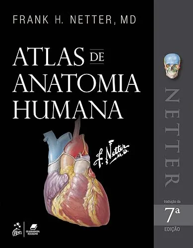 Capa do livro Netter: Atlas de Anatomia Humana, de Frank H. Netter