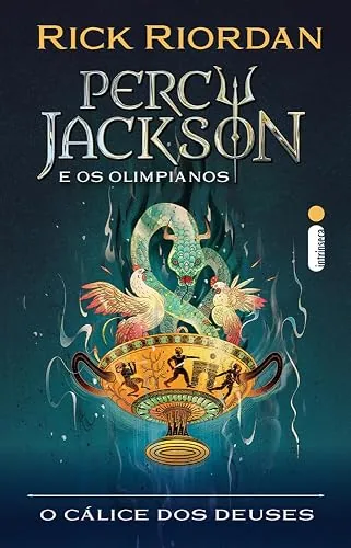 Capa do livro O Cálice dos Deuses, de Rick Riordan