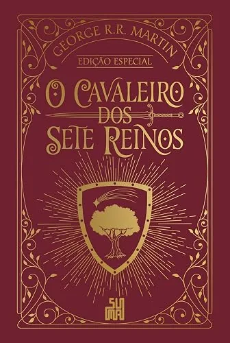 Capa do livro O Cavaleiro dos Sete Reinos, de George R. R. Martin