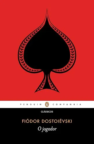 Capa do livro O Jogador, de Fiódor Dostoiévski