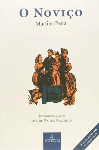 Capa do livro O Noviço, de Martins Pena