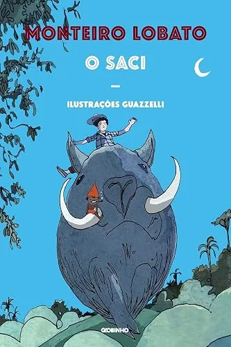 Capa do livro O Saci, de Monteiro Lobato