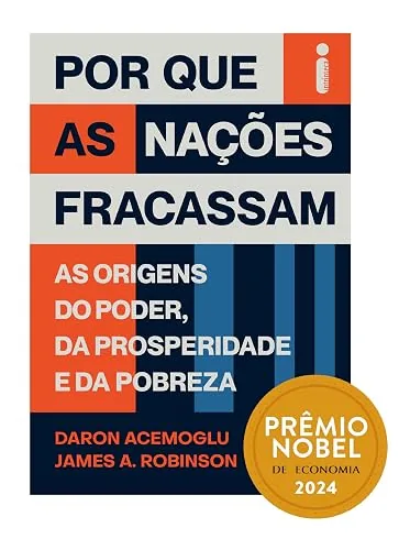 Capa do livro Por que as Nações Fracassam, de Daron Acemoglu e James A. Robinson