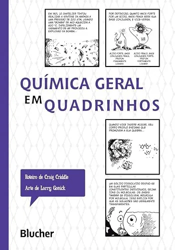 Capa do livro Química Geral em Quadrinhos, de Craig Criddle e Larry Gonick